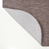 Dhuli Modern Minimalist Radius Corner Solid Indoor/Outdoor Area Rug