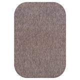Dhuli Modern Minimalist Radius Corner Solid Indoor/Outdoor Area Rug
