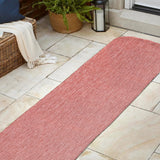 Dhuli Modern Minimalist Radius Corner Solid Indoor/Outdoor Area Rug