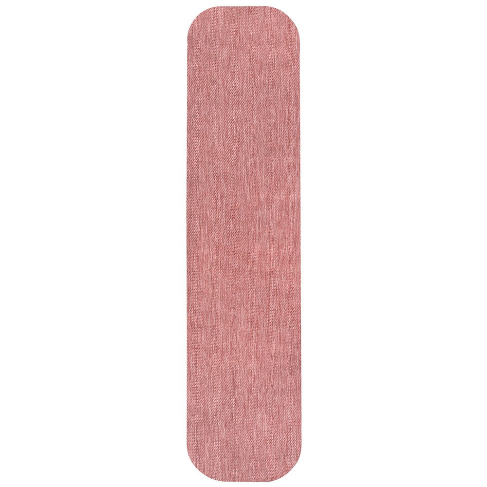 Dhuli Modern Minimalist Radius Corner Solid Indoor/Outdoor Area Rug