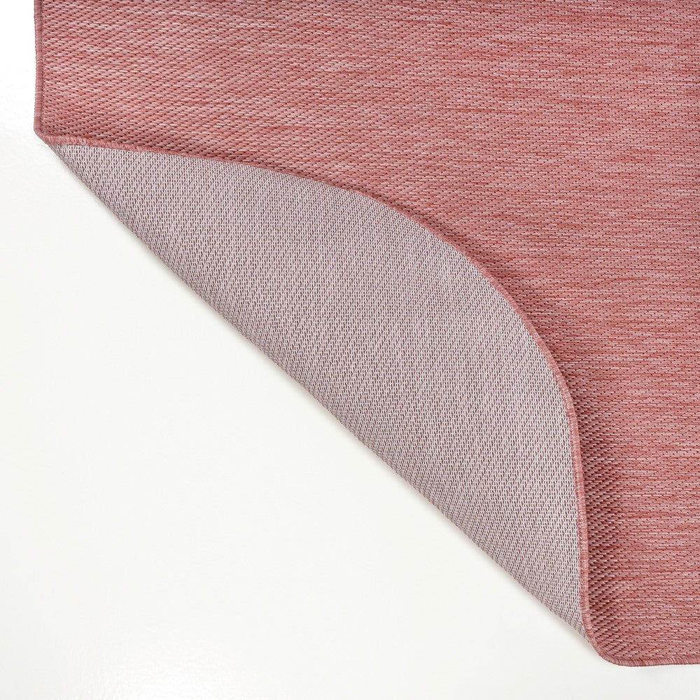 Dhuli Modern Minimalist Radius Corner Solid Indoor/Outdoor Area Rug