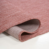 Dhuli Modern Minimalist Radius Corner Solid Indoor/Outdoor Area Rug