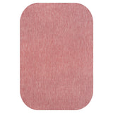 Dhuli Modern Minimalist Radius Corner Solid Indoor/Outdoor Area Rug