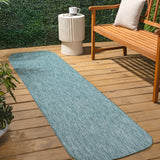 Dhuli Modern Minimalist Radius Corner Solid Indoor/Outdoor Area Rug