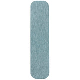 Dhuli Modern Minimalist Radius Corner Solid Indoor/Outdoor Area Rug