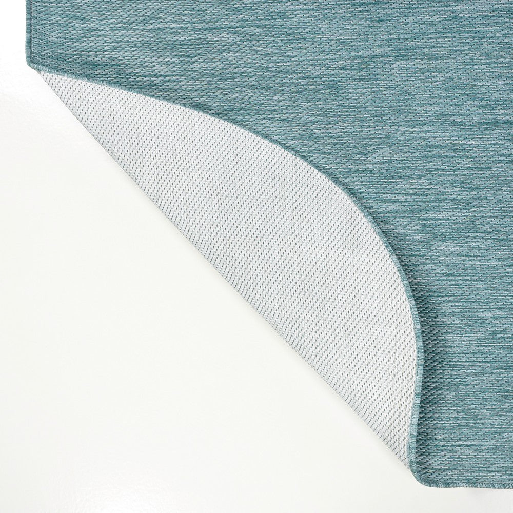 Dhuli Modern Minimalist Radius Corner Solid Indoor/Outdoor Area Rug