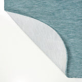 Dhuli Modern Minimalist Radius Corner Solid Indoor/Outdoor Area Rug