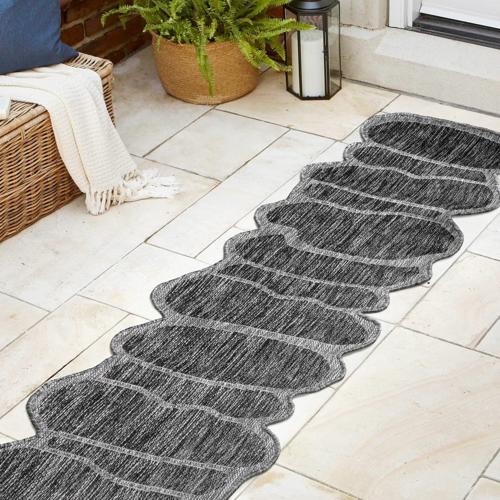 Dity Modern Rustic Abstract Indoor/Outdoor Area Rug
