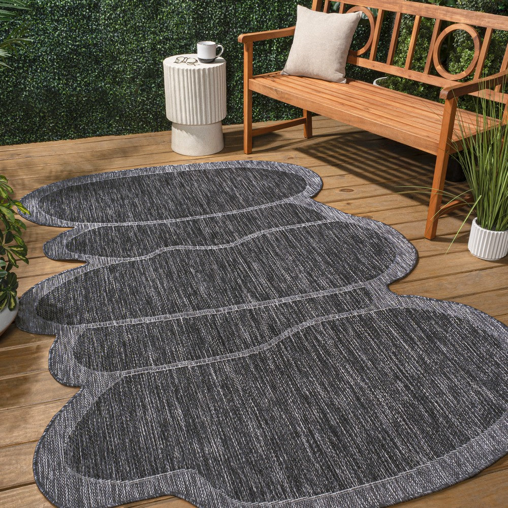 Dity Modern Rustic Abstract Indoor/Outdoor Area Rug