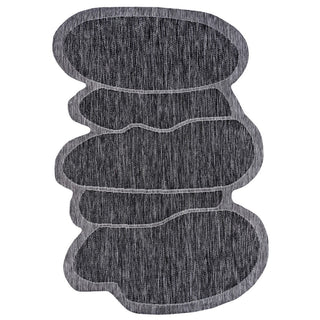 Dity Modern Rustic Abstract Indoor/Outdoor Area Rug