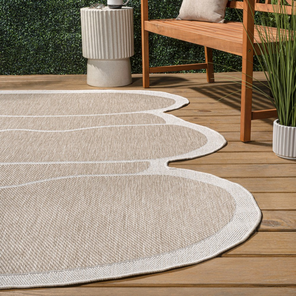 Dity Modern Rustic Abstract Indoor/Outdoor Area Rug