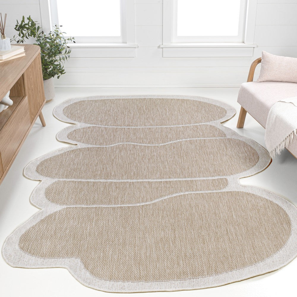 Dity Modern Rustic Abstract Indoor/Outdoor Area Rug