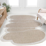 Dity Modern Rustic Abstract Indoor/Outdoor Area Rug