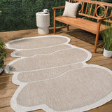 Dity Modern Rustic Abstract Indoor/Outdoor Area Rug