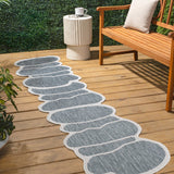 Dity Modern Rustic Abstract Indoor/Outdoor Area Rug