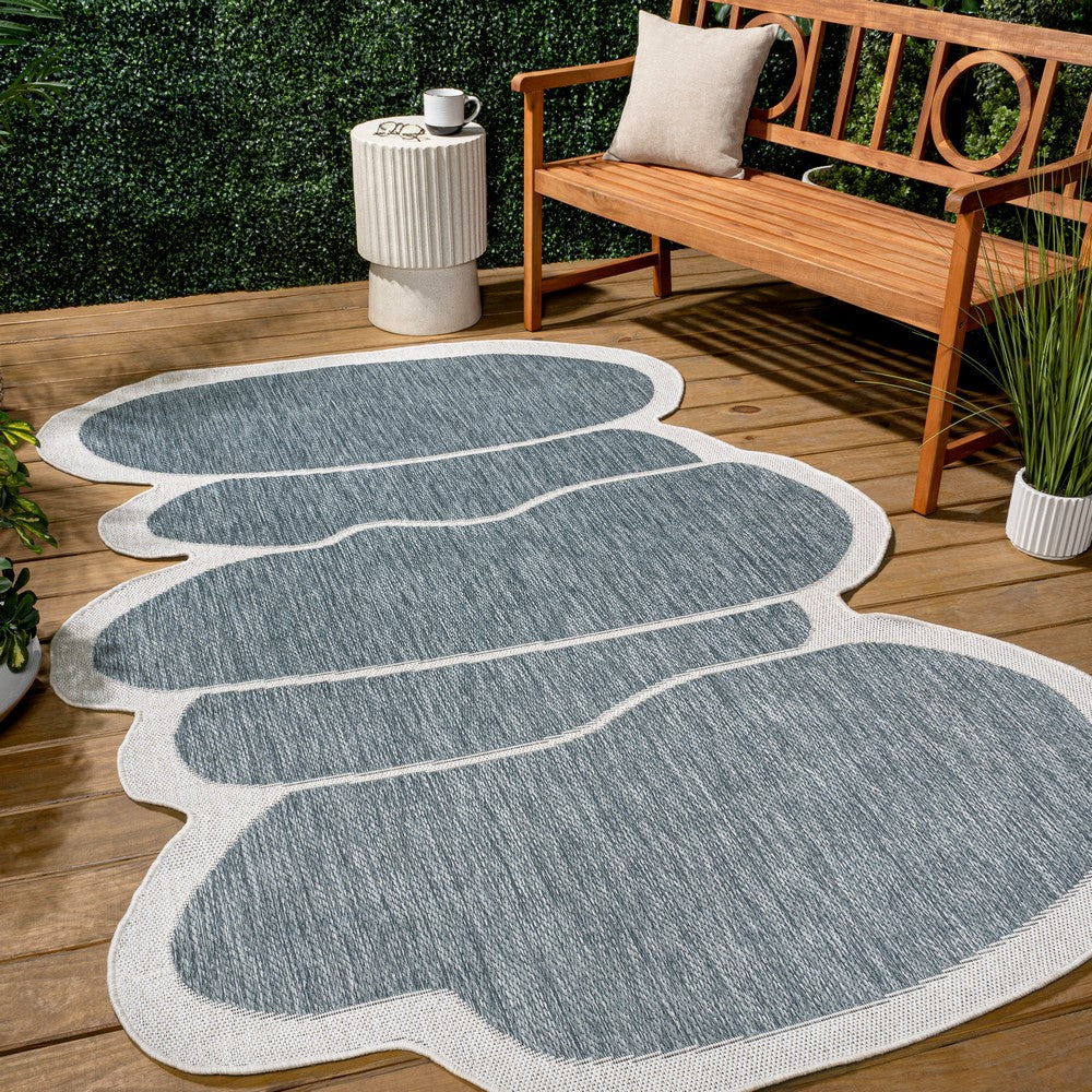 Dity Modern Rustic Abstract Indoor/Outdoor Area Rug