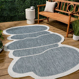 Dity Modern Rustic Abstract Indoor/Outdoor Area Rug