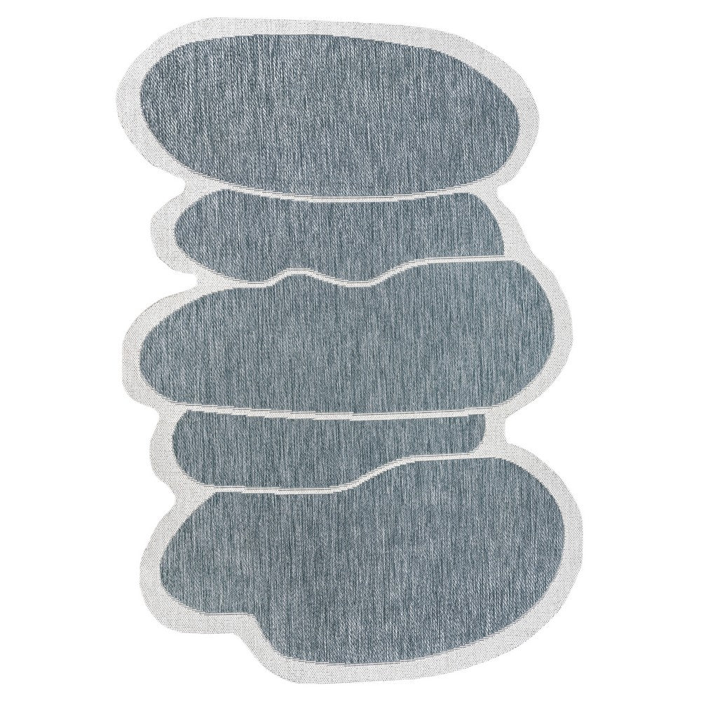 Dity Modern Rustic Abstract Indoor/Outdoor Area Rug