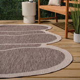 Dity Modern Rustic Abstract Indoor/Outdoor Area Rug
