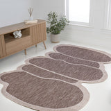 Dity Modern Rustic Abstract Indoor/Outdoor Area Rug