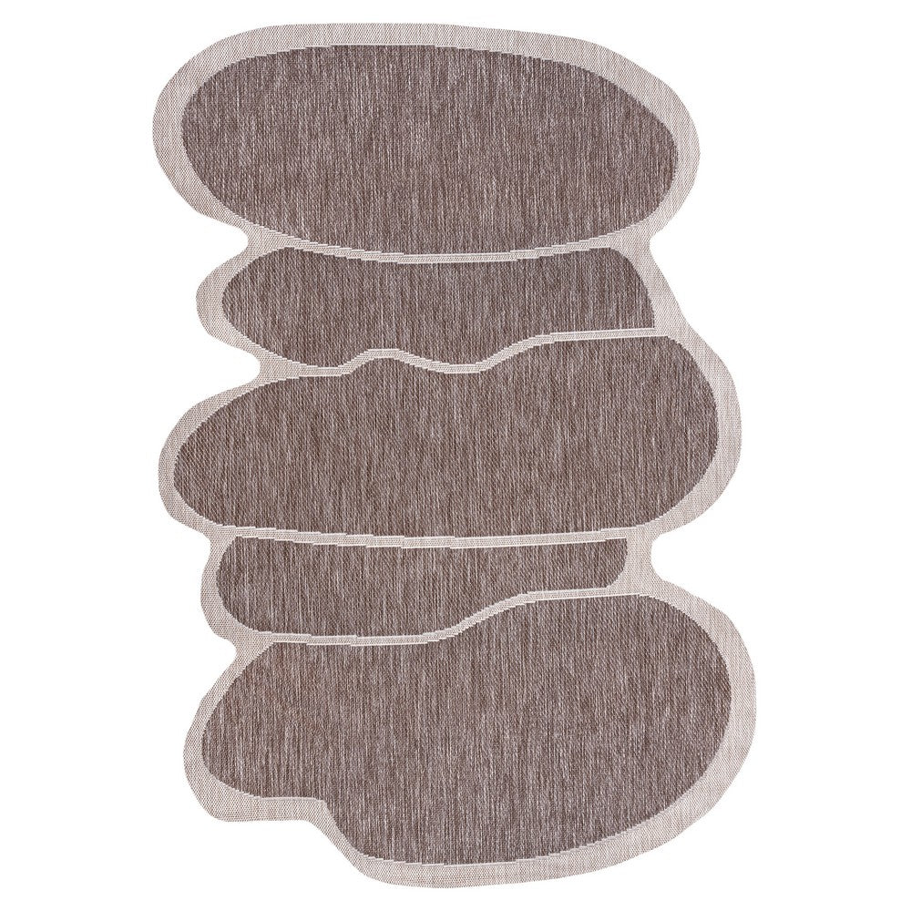 Dity Modern Rustic Abstract Indoor/Outdoor Area Rug