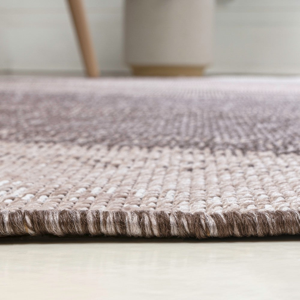 Dhiren Modern Rustic Organic Curve Indoor/Outdoor Area Rug
