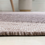 Dhiren Modern Rustic Organic Curve Indoor/Outdoor Area Rug