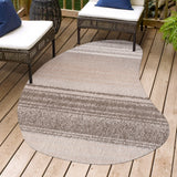 Dhiren Modern Rustic Organic Curve Indoor/Outdoor Area Rug