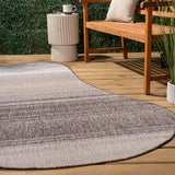 Dhiren Modern Rustic Organic Curve Indoor/Outdoor Area Rug