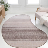Dhiren Modern Rustic Organic Curve Indoor/Outdoor Area Rug