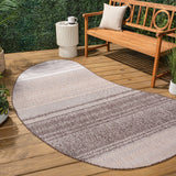 Dhiren Modern Rustic Organic Curve Indoor/Outdoor Area Rug