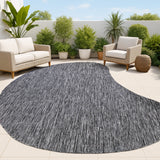 Dhiren Modern Rustic Organic Curve Indoor/Outdoor Area Rug