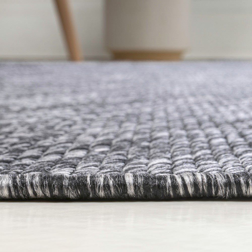 Dhiren Modern Rustic Organic Curve Indoor/Outdoor Area Rug