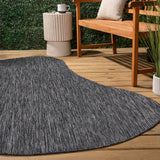 Dhiren Modern Rustic Organic Curve Indoor/Outdoor Area Rug
