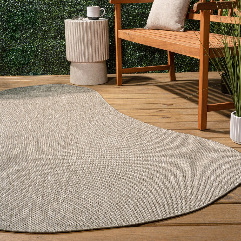 Dhiren Modern Rustic Organic Curve Indoor/Outdoor Area Rug