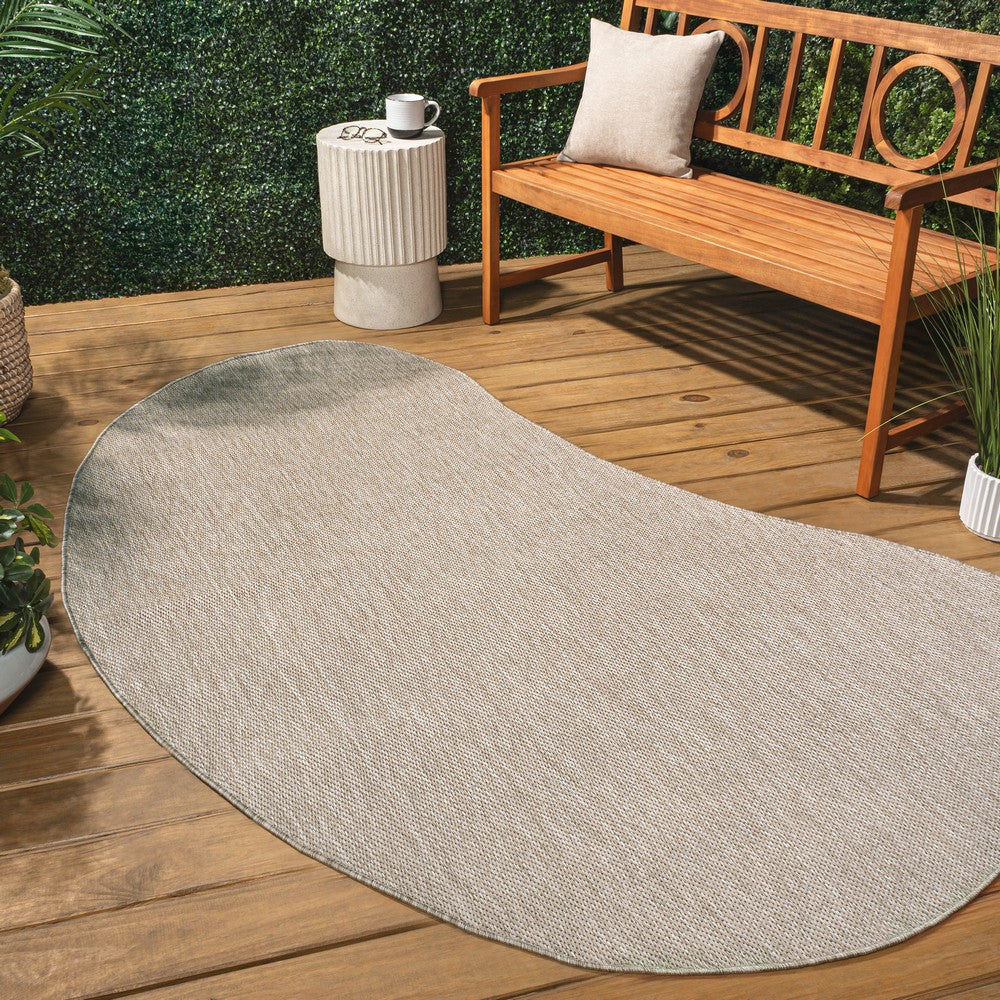 Dhiren Modern Rustic Organic Curve Indoor/Outdoor Area Rug