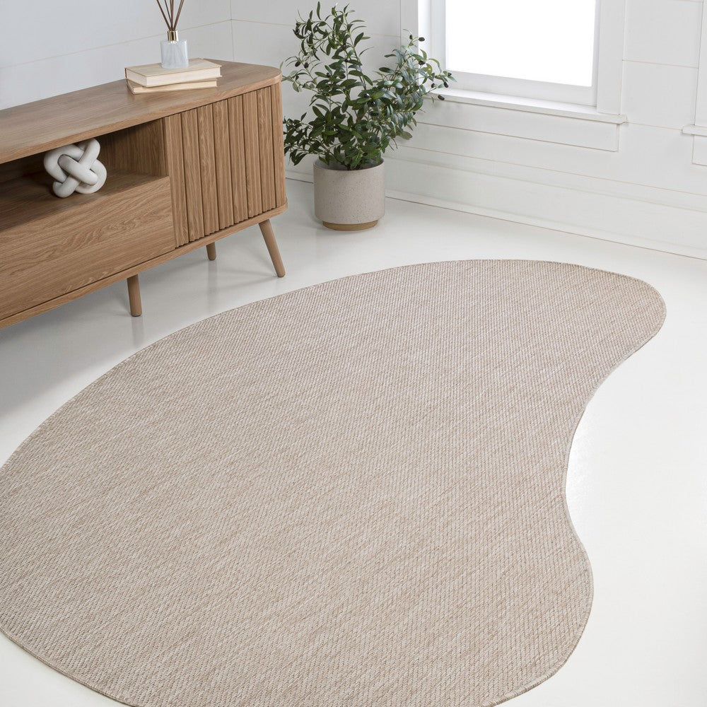 Dhiren Modern Rustic Organic Curve Indoor/Outdoor Area Rug