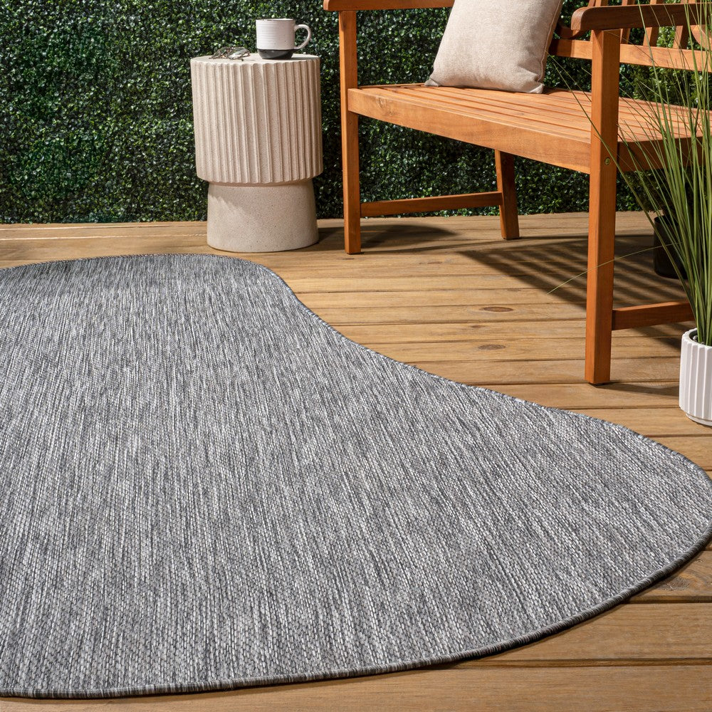 Dhiren Modern Rustic Organic Curve Indoor/Outdoor Area Rug