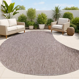 Dhiren Modern Rustic Organic Curve Indoor/Outdoor Area Rug
