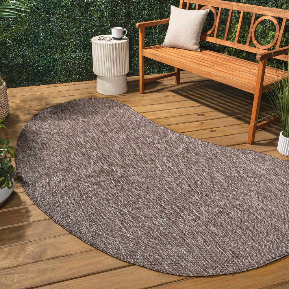 Dhiren Modern Rustic Organic Curve Indoor/Outdoor Area Rug