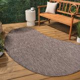 Dhiren Modern Rustic Organic Curve Indoor/Outdoor Area Rug