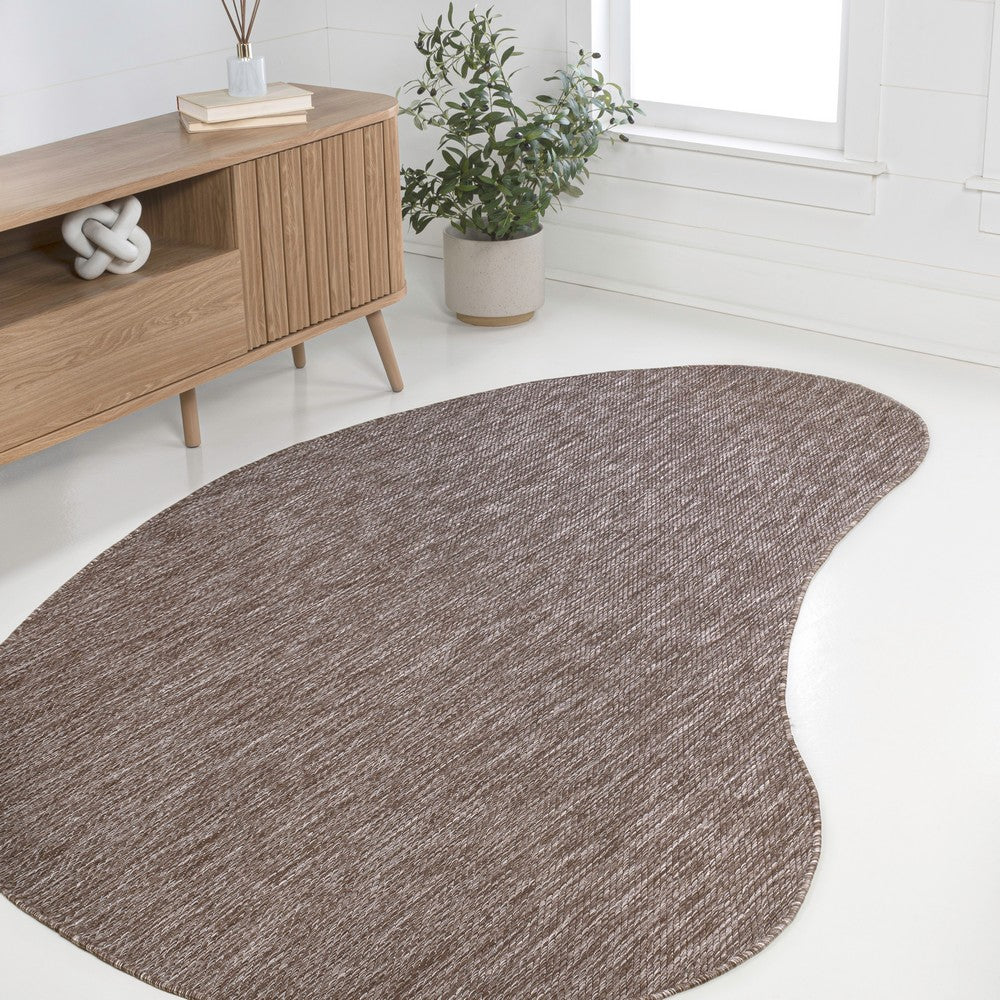 Dhiren Modern Rustic Organic Curve Indoor/Outdoor Area Rug