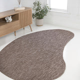 Dhiren Modern Rustic Organic Curve Indoor/Outdoor Area Rug