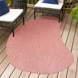 Dhiren Modern Rustic Organic Curve Indoor/Outdoor Area Rug