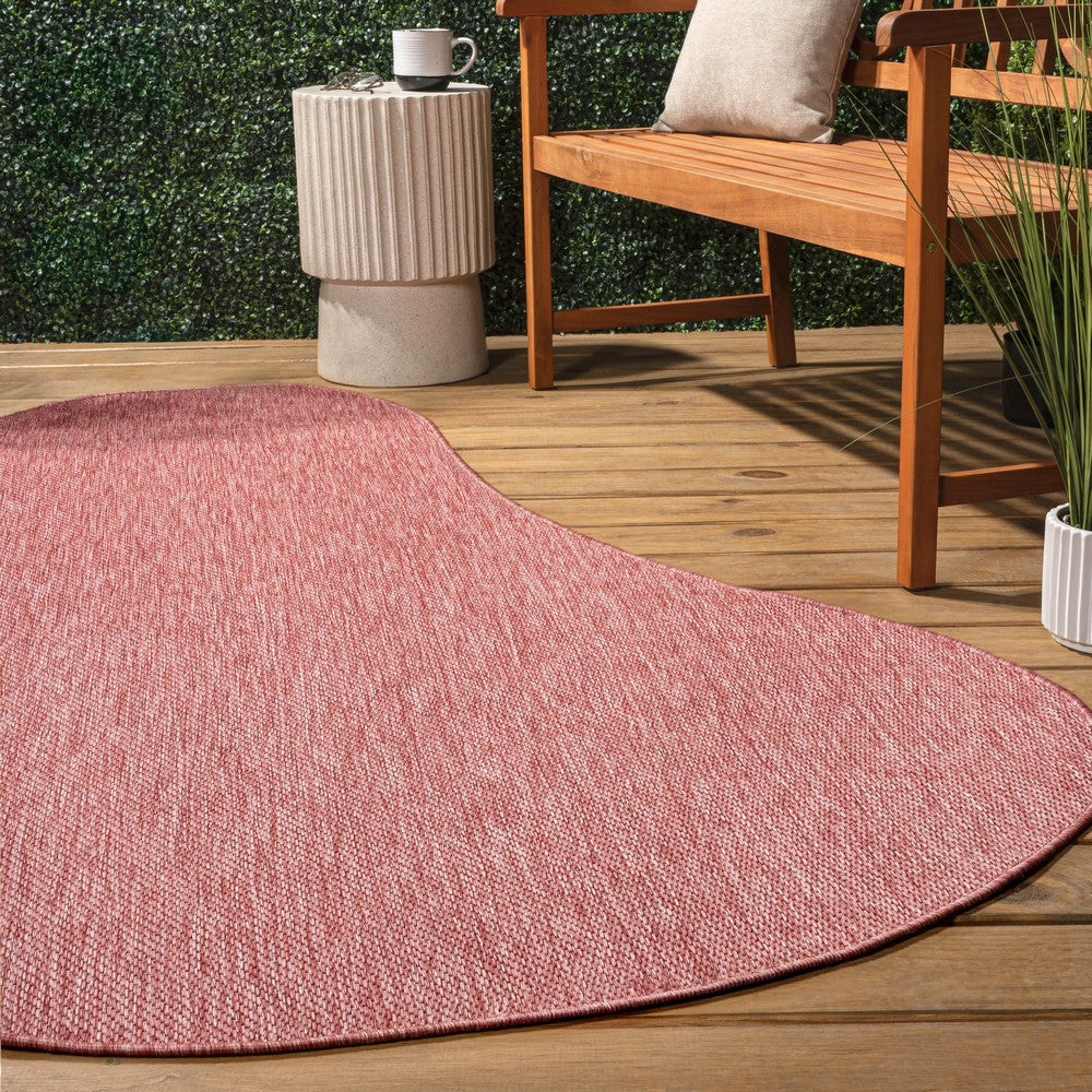 Dhiren Modern Rustic Organic Curve Indoor/Outdoor Area Rug