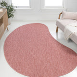 Dhiren Modern Rustic Organic Curve Indoor/Outdoor Area Rug