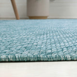 Dhiren Modern Rustic Organic Curve Indoor/Outdoor Area Rug