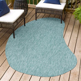 Dhiren Modern Rustic Organic Curve Indoor/Outdoor Area Rug