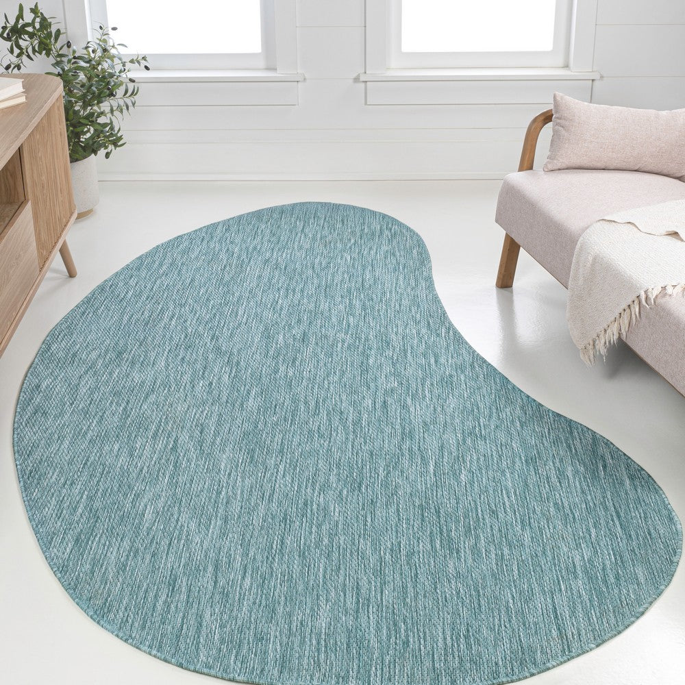 Dhiren Modern Rustic Organic Curve Indoor/Outdoor Area Rug