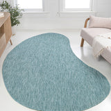 Dhiren Modern Rustic Organic Curve Indoor/Outdoor Area Rug